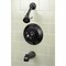 Kingston Brass KB3635PKL Tub and Shower Faucet, Oil Rubbed Bronze KB3635PKL - alternate 3